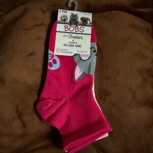 bobs from skechers women's quarter crew socks